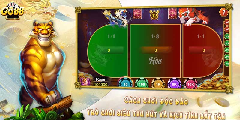 Long hổ Go88 - Giới thiệu game và 3 kinh nghiệm cực hay 5 3 kinh nghiệm chơi Long hổ bạn không nên bỏ qua