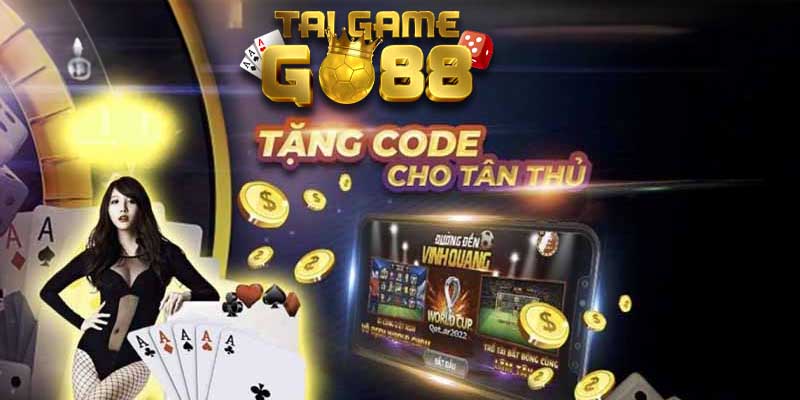 Giftcode GO88 3 Gift code cho tân thủ
