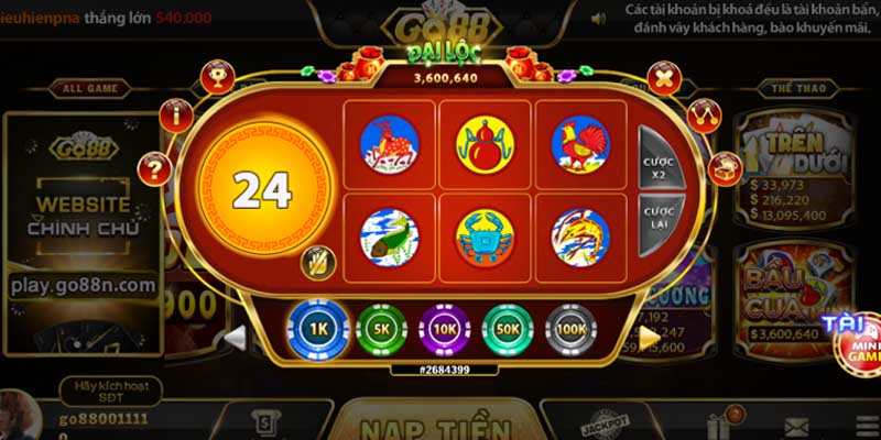 Bầu cua GO88 - Cách chơi cụ thể và các mẹo hay 4 Cách chơi game Bầu cua GO88