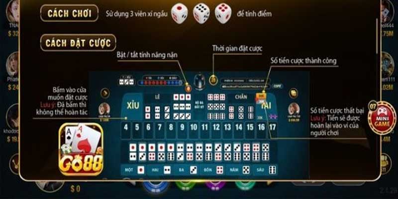 Sicbo GO88 - Lựa chọn hàng đầu cho cược thủ 4 Tìm hiểu luật chơi Sicbo